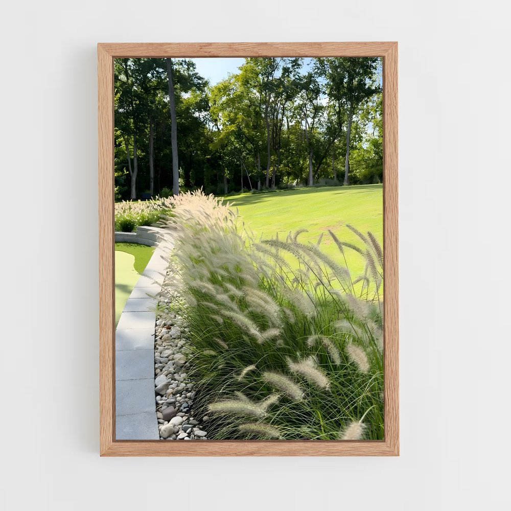 ap-fountain grass-1 cadre Bois clair