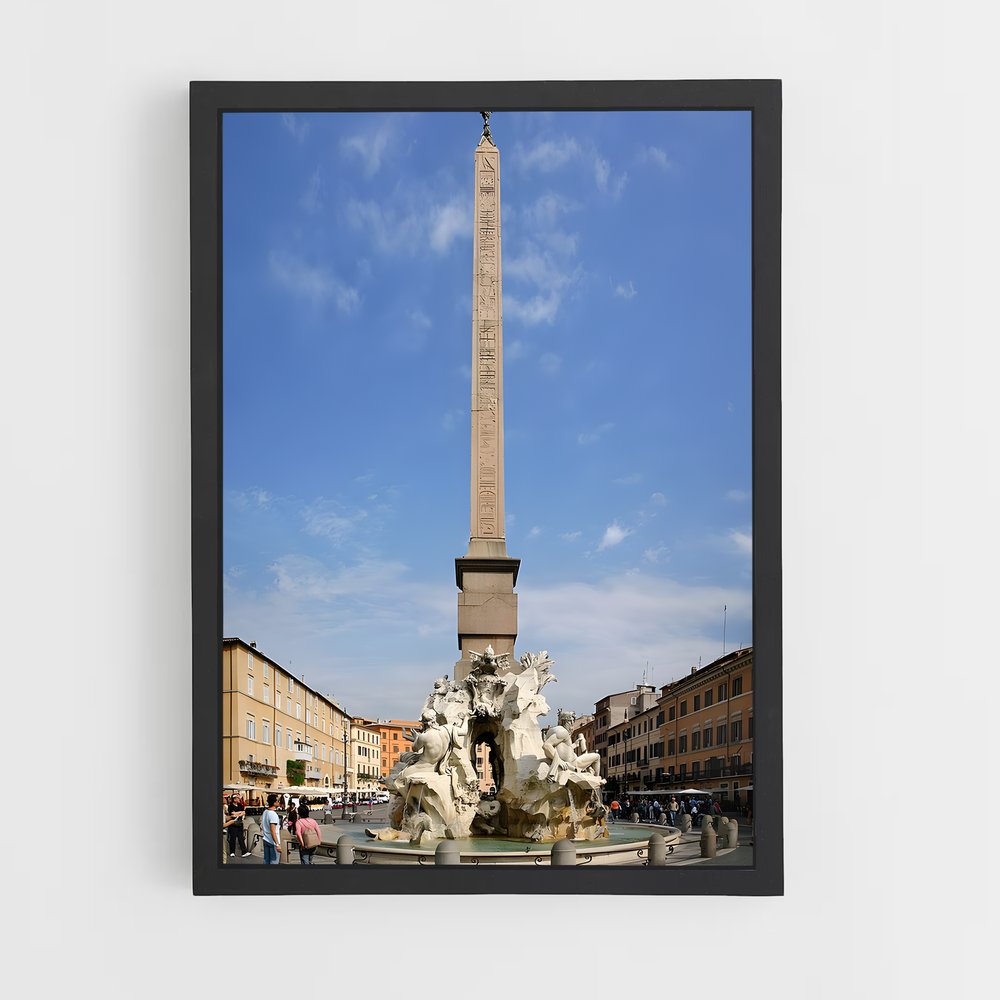 ap-fountain of four rivers bernini-1 cadre Noir