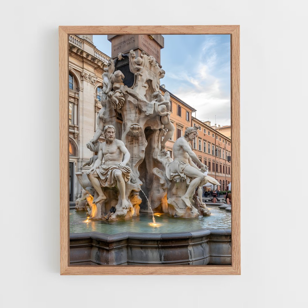 ap-fountain of four rivers bernini-3 cadre Bois clair