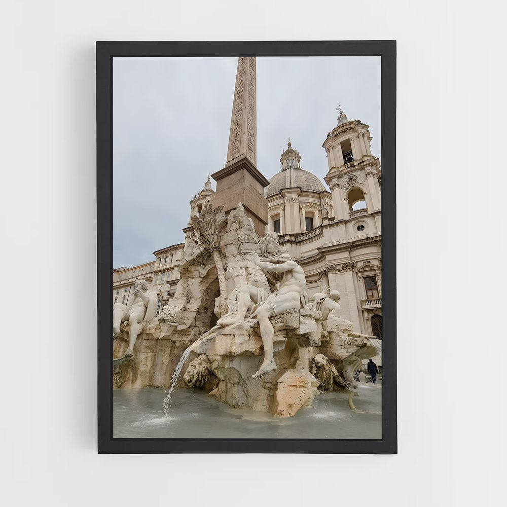 ap-fountain of four rivers bernini-4 cadre Noir