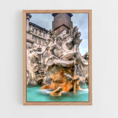 ap-fountain of four rivers bernini-5 cadre Bois clair