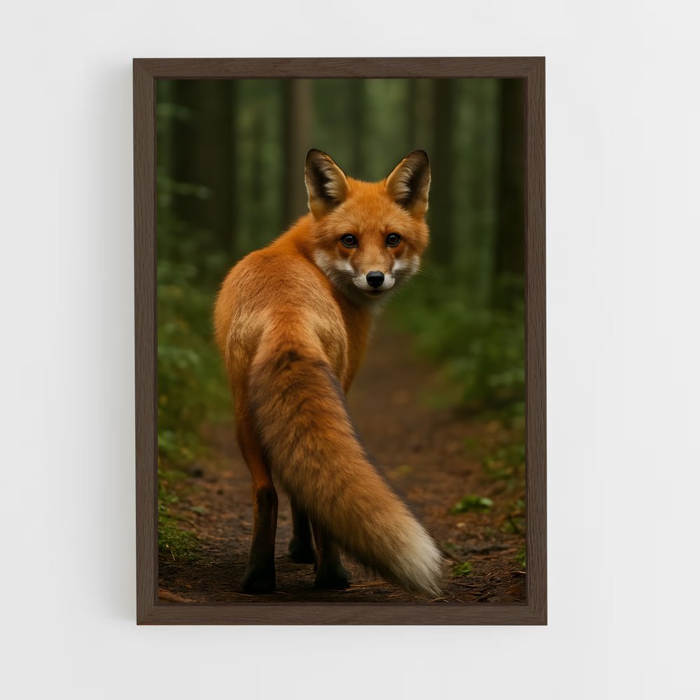 ap-fox-6 cadre Bois foncé