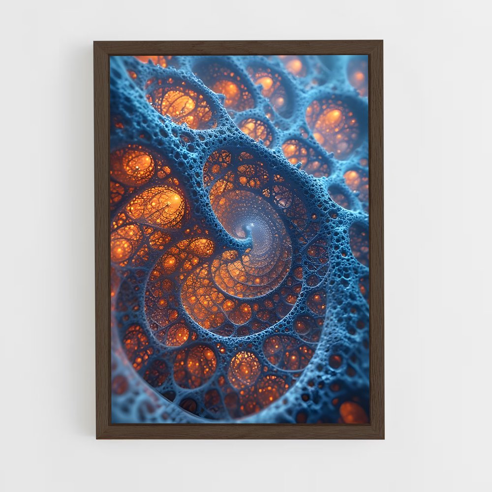 ap-fractals-12 cadre Bois foncé