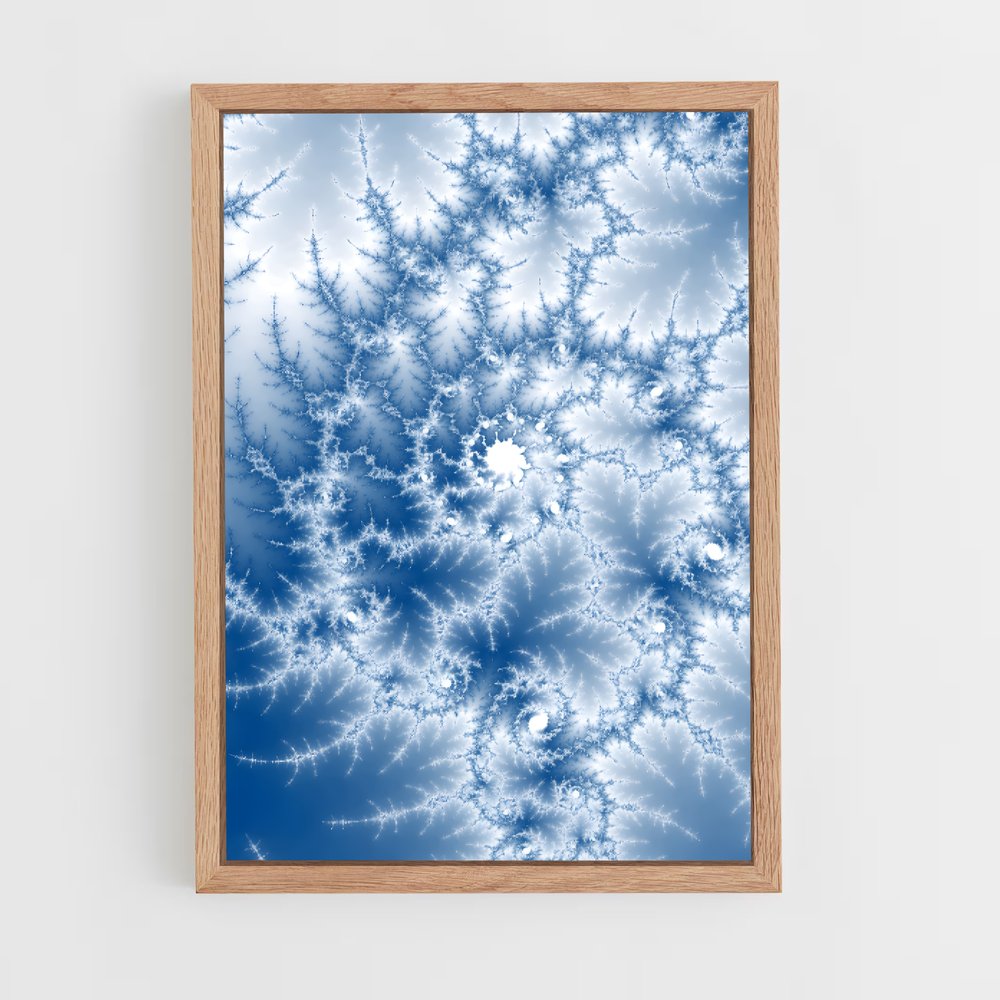 ap-fractals-13 cadre Bois clair