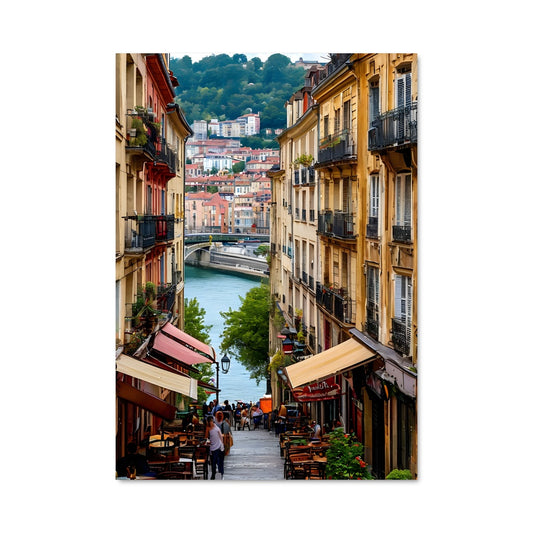 Poster Rue des Lumières