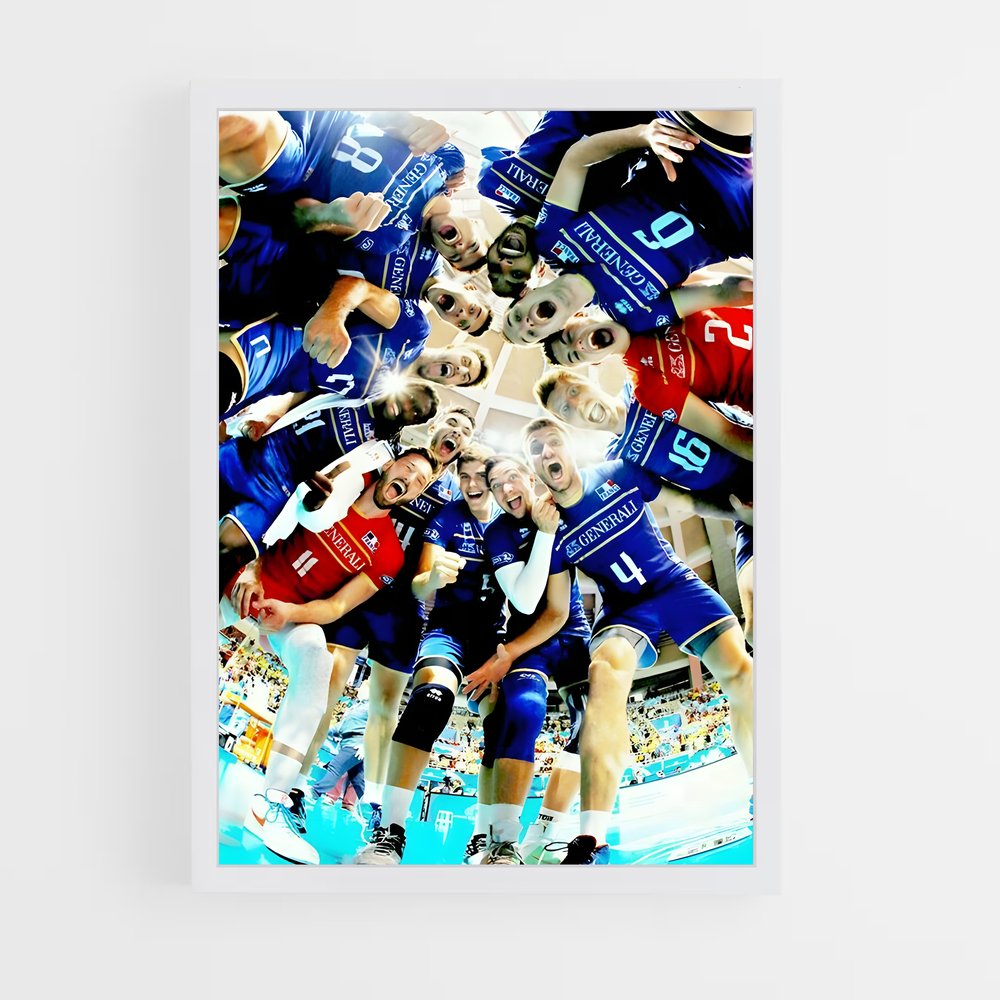 ap-france national volleyball team-2 cadre Blanc