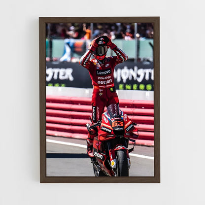 ap-francesco bagnaia-6 cadre Bois foncé