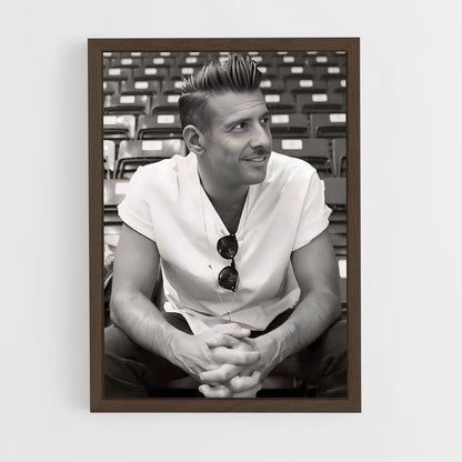 ap-francesco gabbani-5 cadre Bois foncé