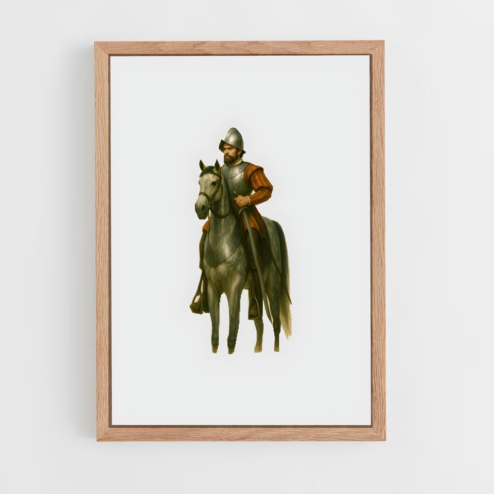 ap-francisco pizarro-3 cadre Bois clair