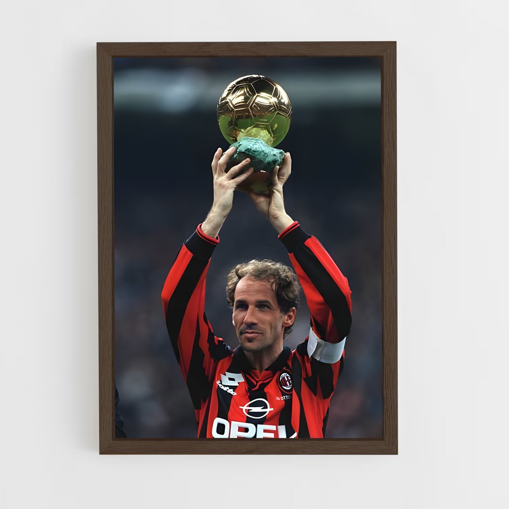 ap-franco baresi-1 cadre Bois foncé