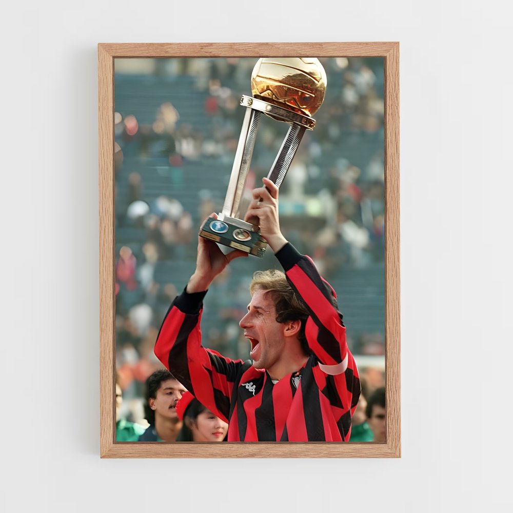 ap-franco baresi-6 cadre Bois clair