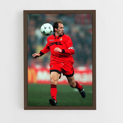 ap-franco baresi-9 cadre Bois foncé