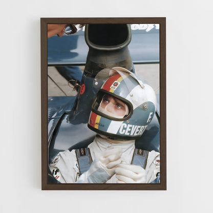 ap-francois cevert-3 cadre Bois foncé