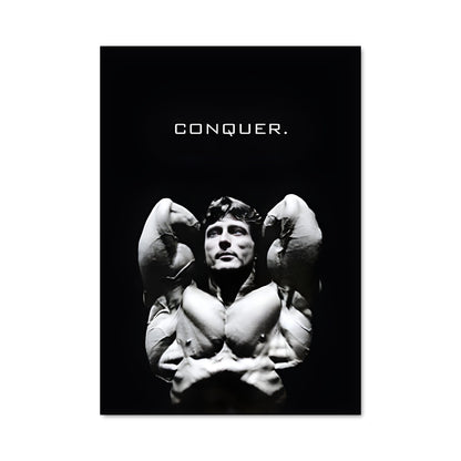 Poster Muscles en Noir et Blanc