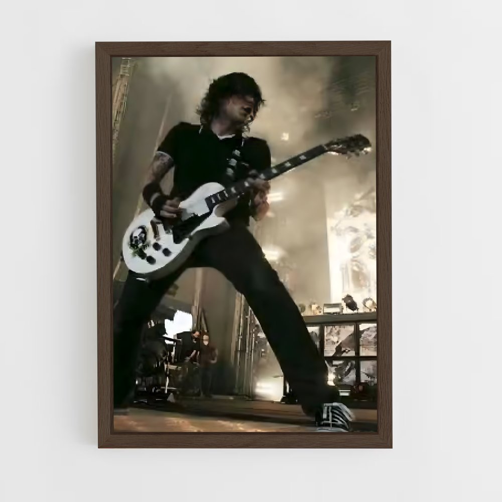 ap-frank iero-1 cadre Bois foncé