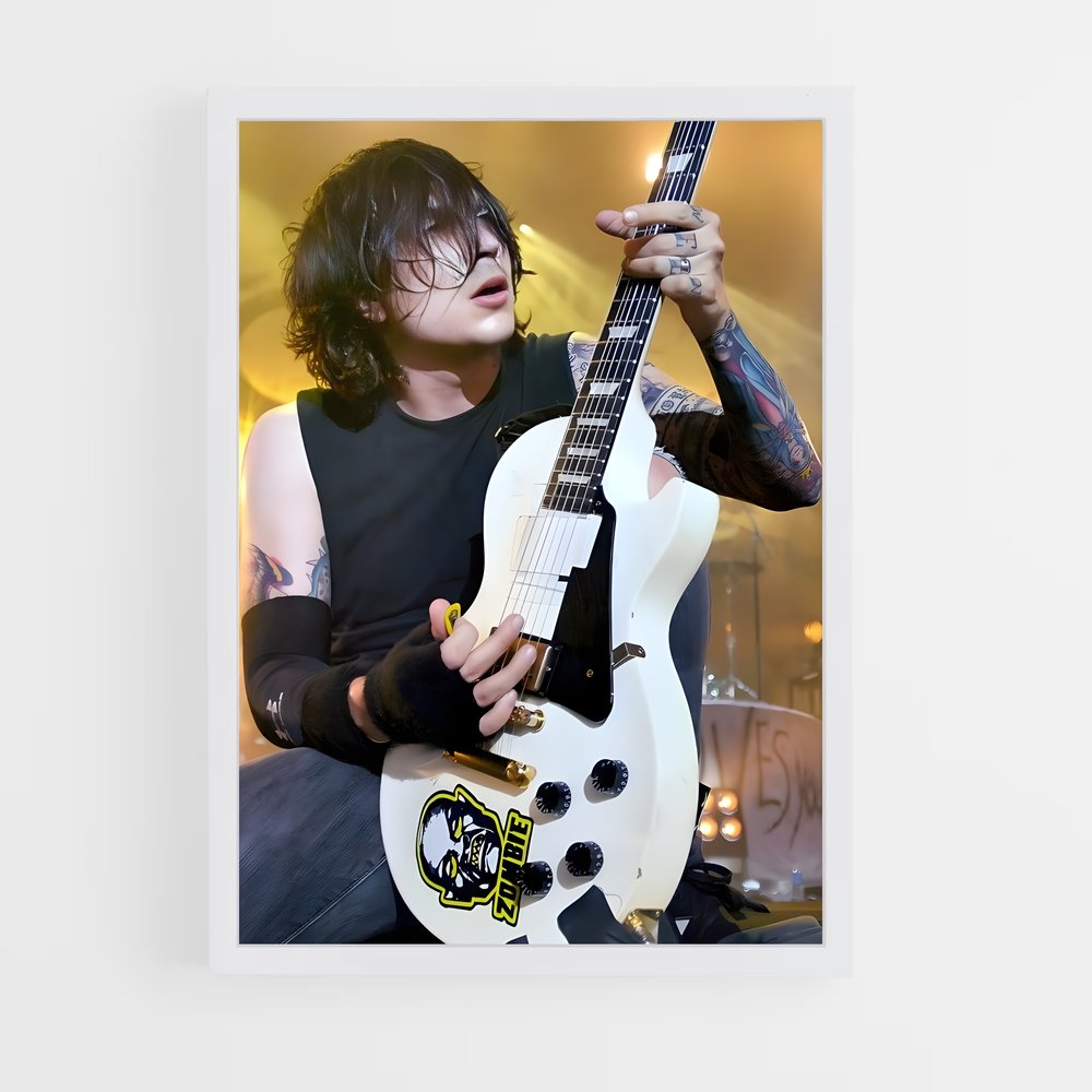 ap-frank iero-2 cadre Blanc