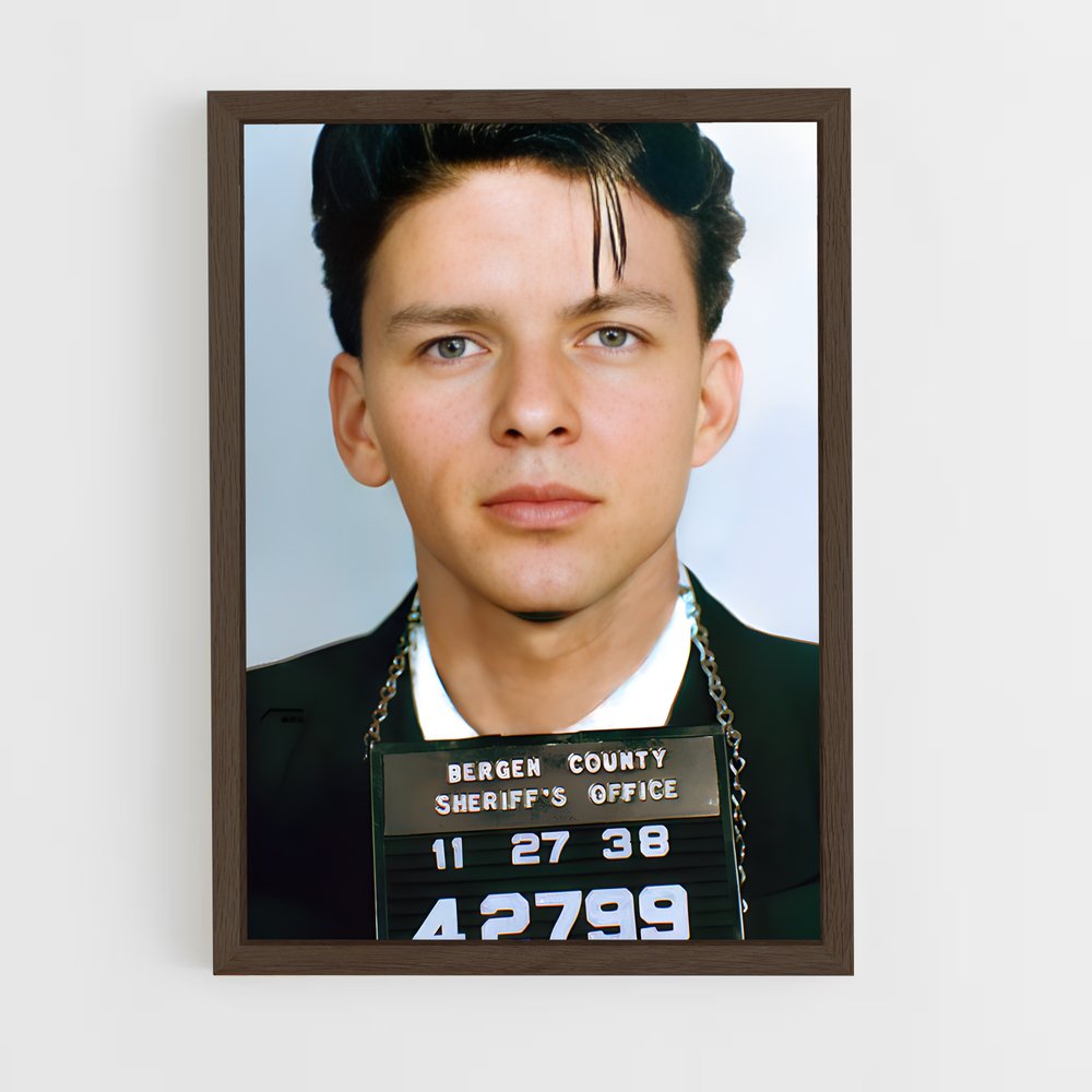 ap-frank sinatra-1 cadre Bois foncé