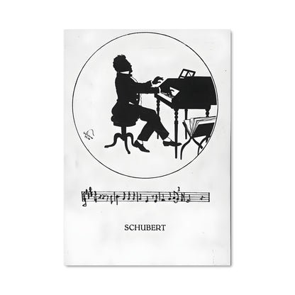 Poster Schubert au Piano