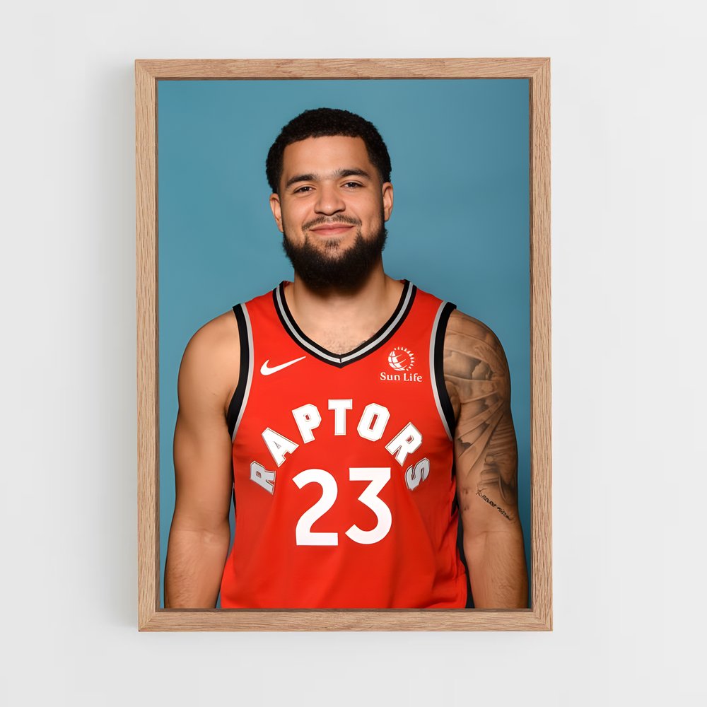 ap-fred vanvleet-6 cadre Bois clair