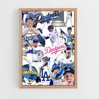ap-freddie freeman-7 cadre Bois clair