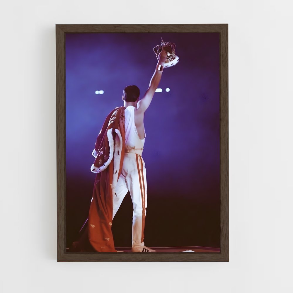 ap-freddie mercury-1 cadre Bois foncé