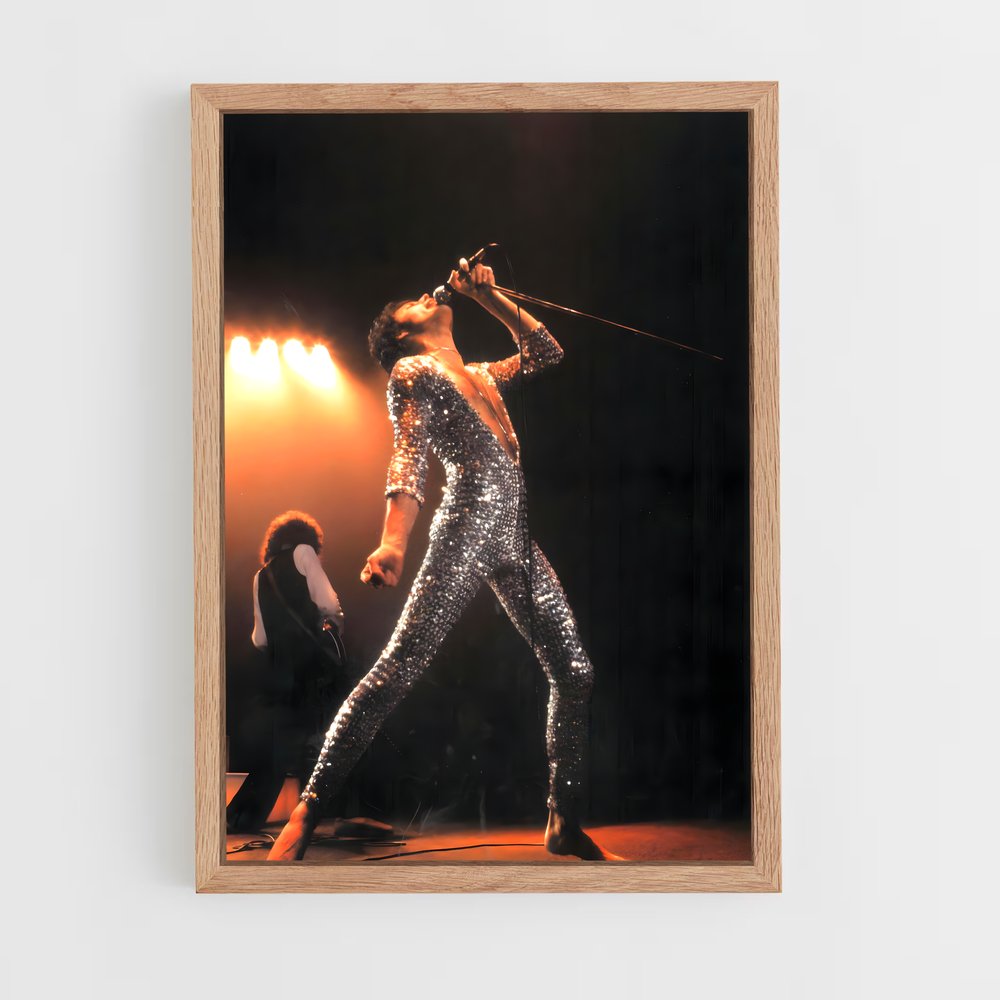 ap-freddie mercury-2 cadre Bois clair