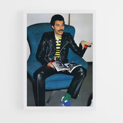 ap-freddie mercury-4 cadre Blanc