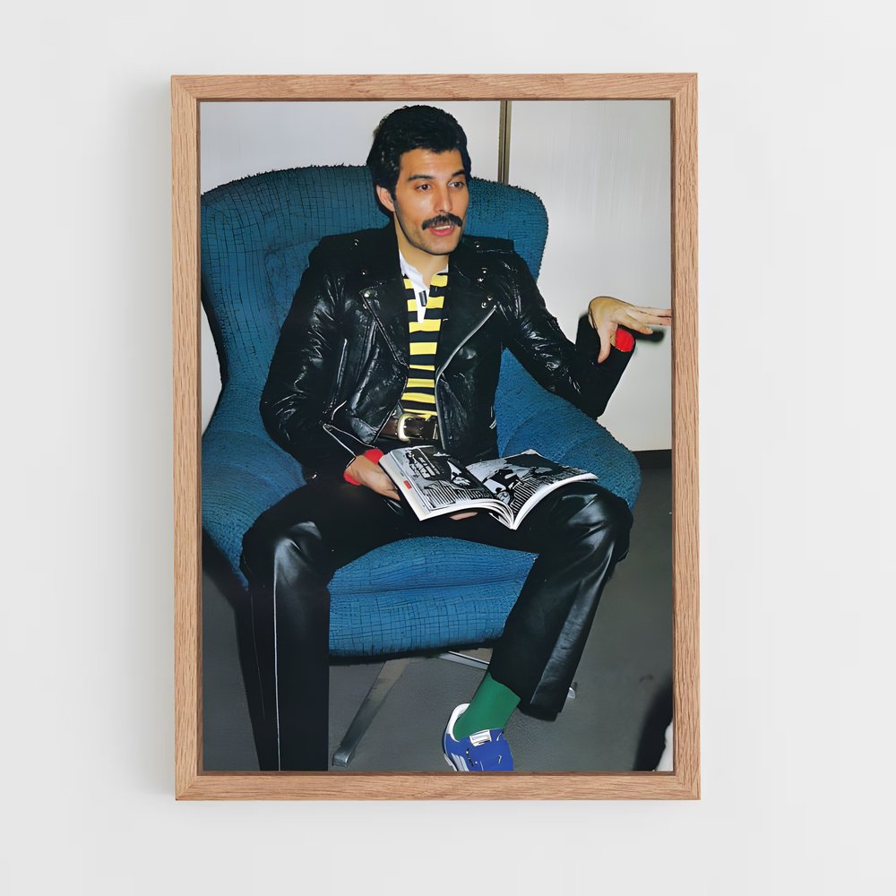 ap-freddie mercury-4 cadre Bois clair
