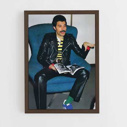 ap-freddie mercury-4 cadre Bois foncé