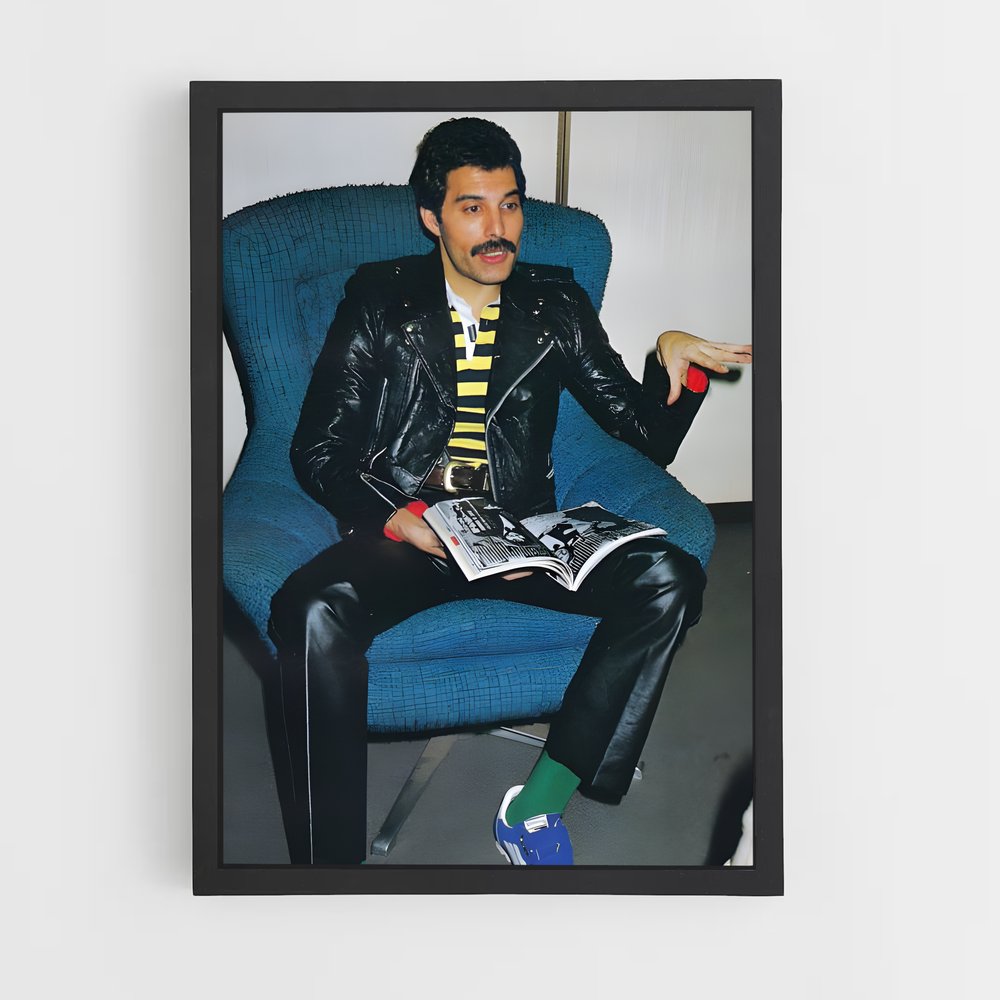 ap-freddie mercury-4 cadre Noir