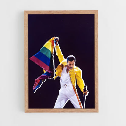 ap-freddie mercury-5 cadre Bois clair