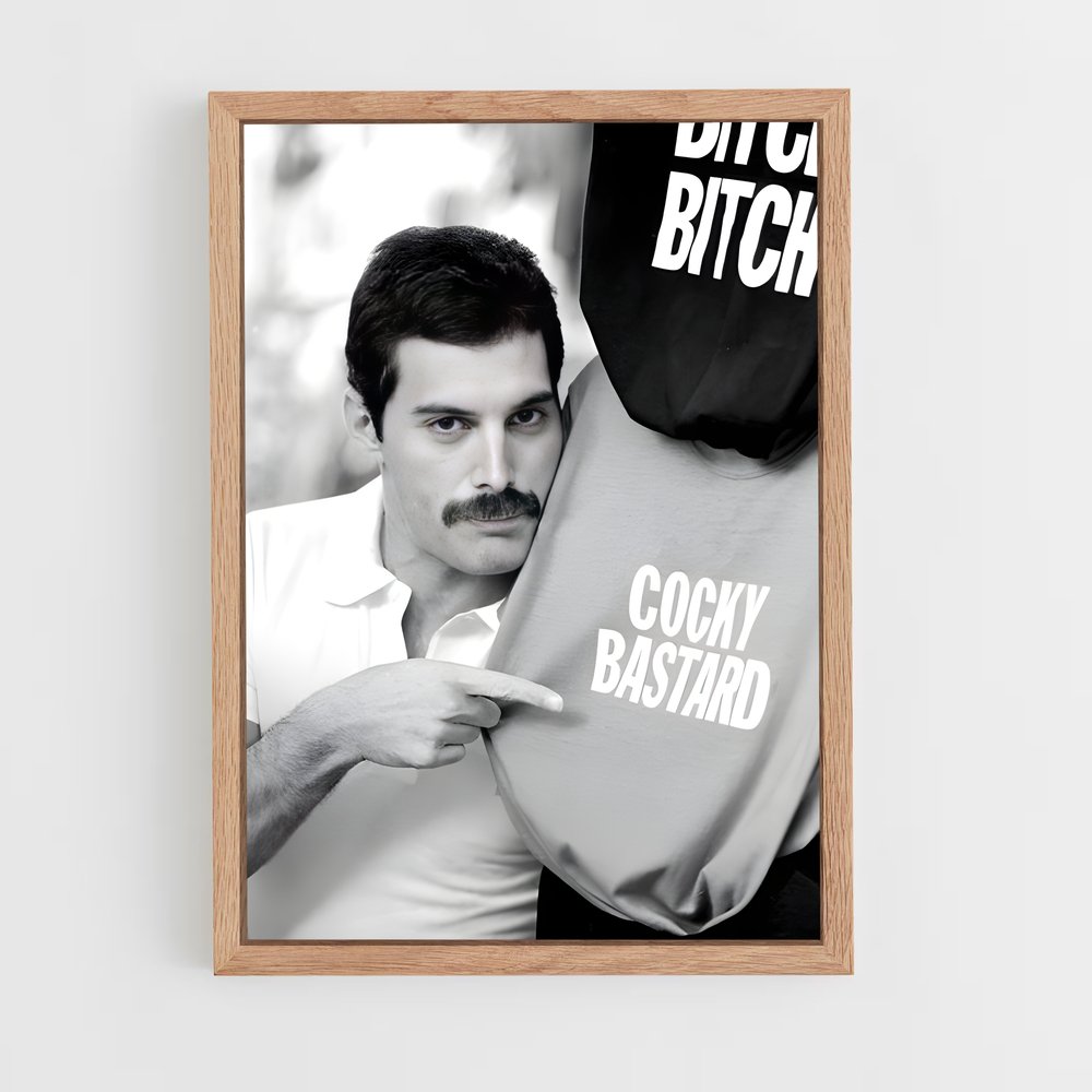 ap-freddie mercury-6 cadre Bois clair
