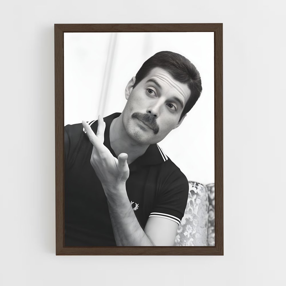 ap-freddie mercury-7 cadre Bois foncé