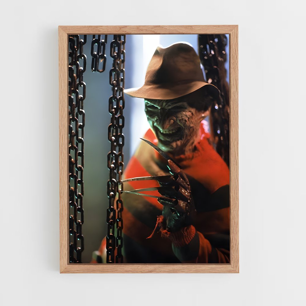 ap-freddy krueger-1 cadre Bois clair