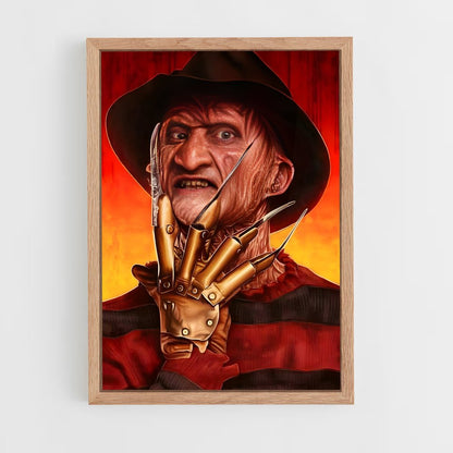 ap-freddy krueger-2 cadre Bois clair