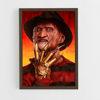 ap-freddy krueger-2 cadre Bois foncé