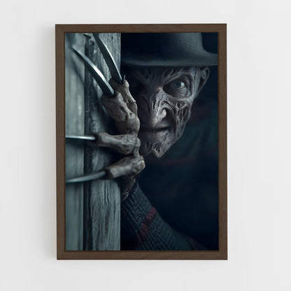 ap-freddy krueger-3 cadre Bois foncé
