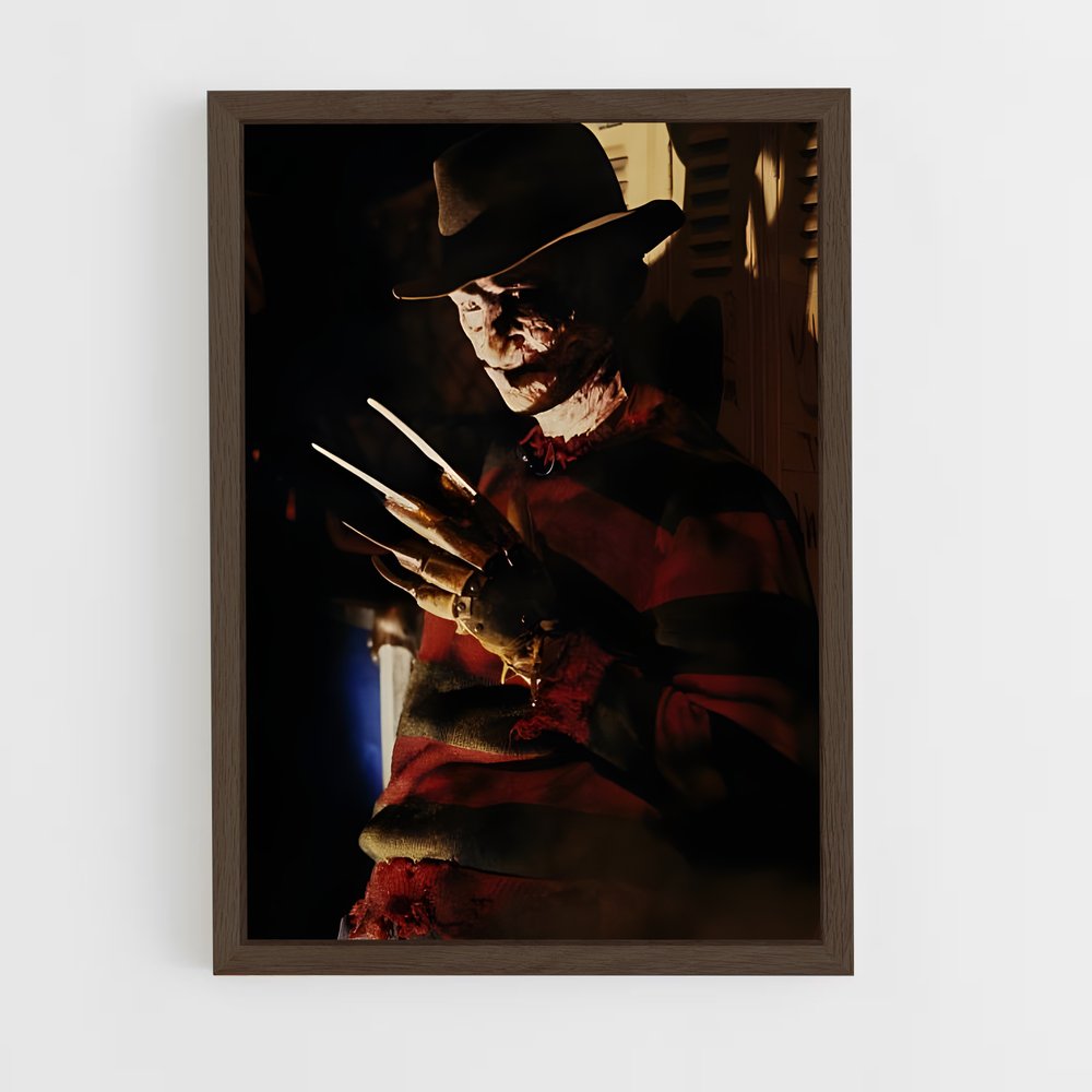 ap-freddy krueger-4 cadre Bois foncé