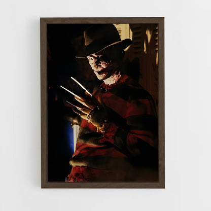 ap-freddy krueger-4 cadre Bois foncé
