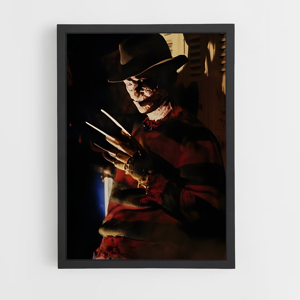 ap-freddy krueger-4 cadre Noir
