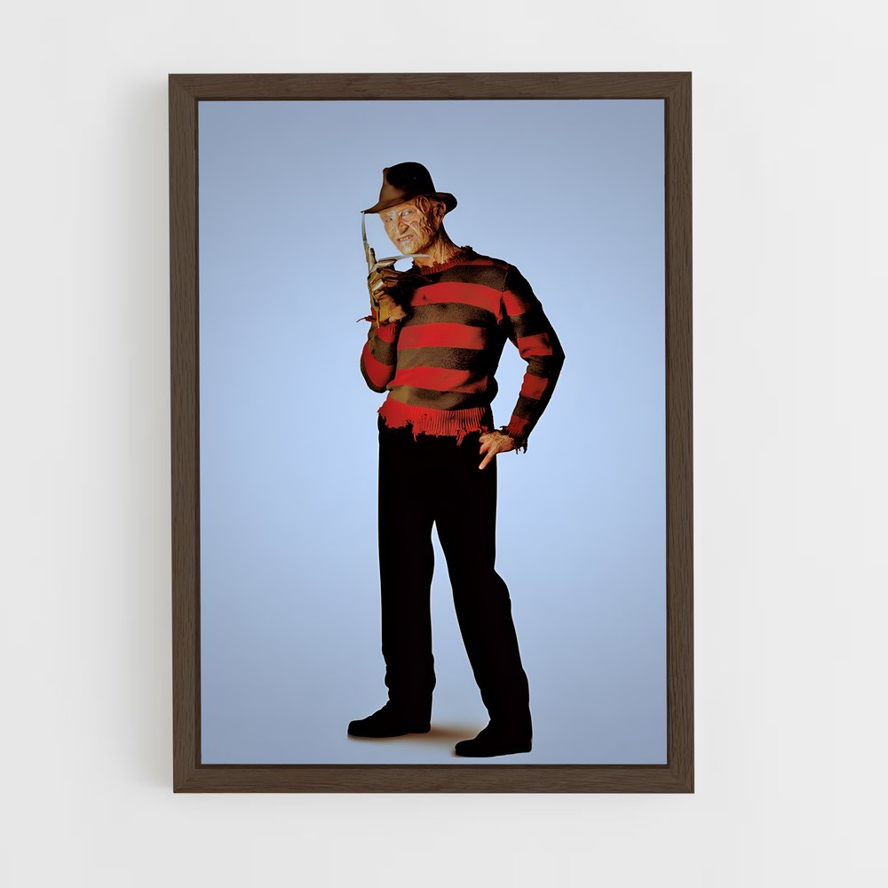 ap-freddy krueger-5 cadre Bois foncé