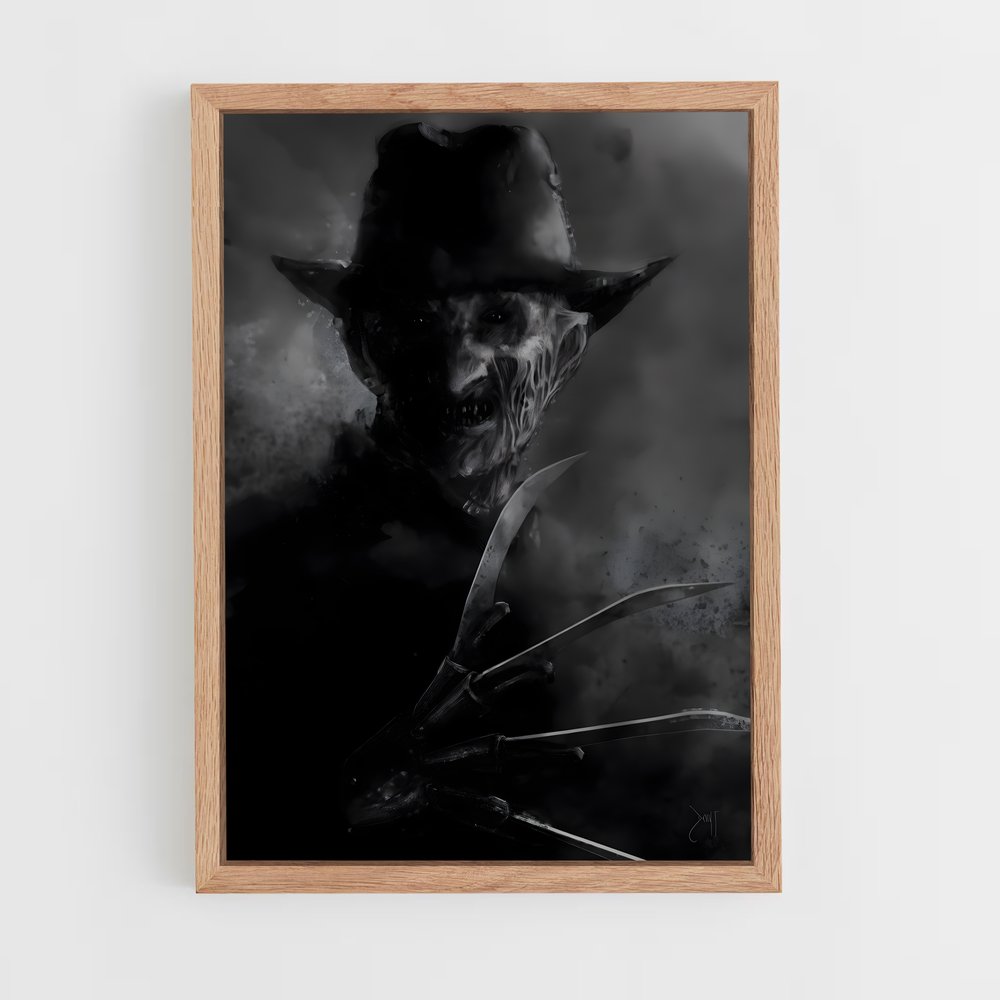 ap-freddy krueger-7 cadre Bois clair