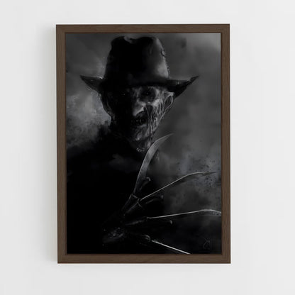 ap-freddy krueger-7 cadre Bois foncé