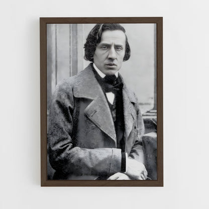 ap-frederic chopin-1 cadre Bois foncé