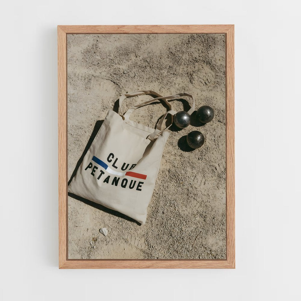 ap-french petanque culture-1 cadre Bois clair
