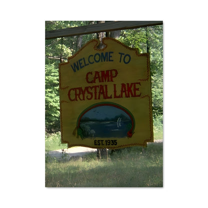 Poster Bienvenue à Crystal Lake