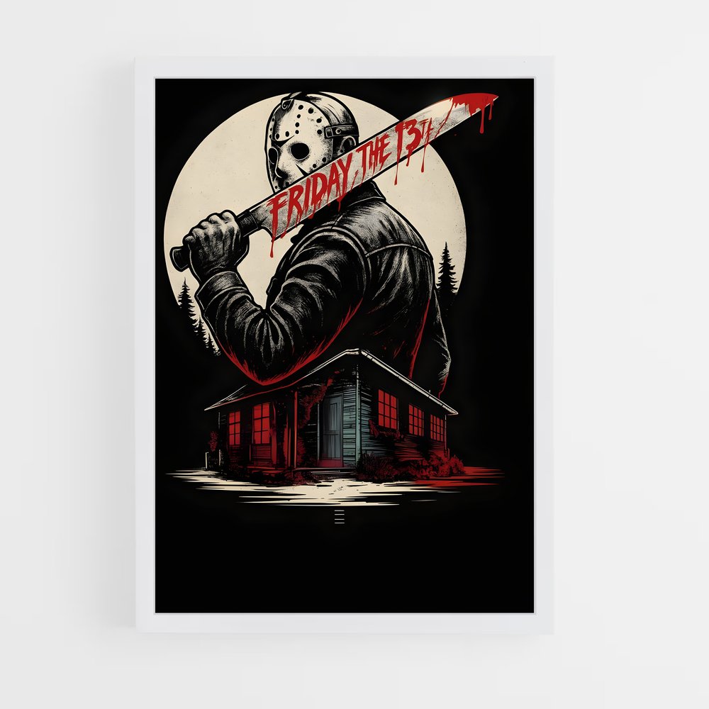 ap-friday the 13th-2 cadre Blanc