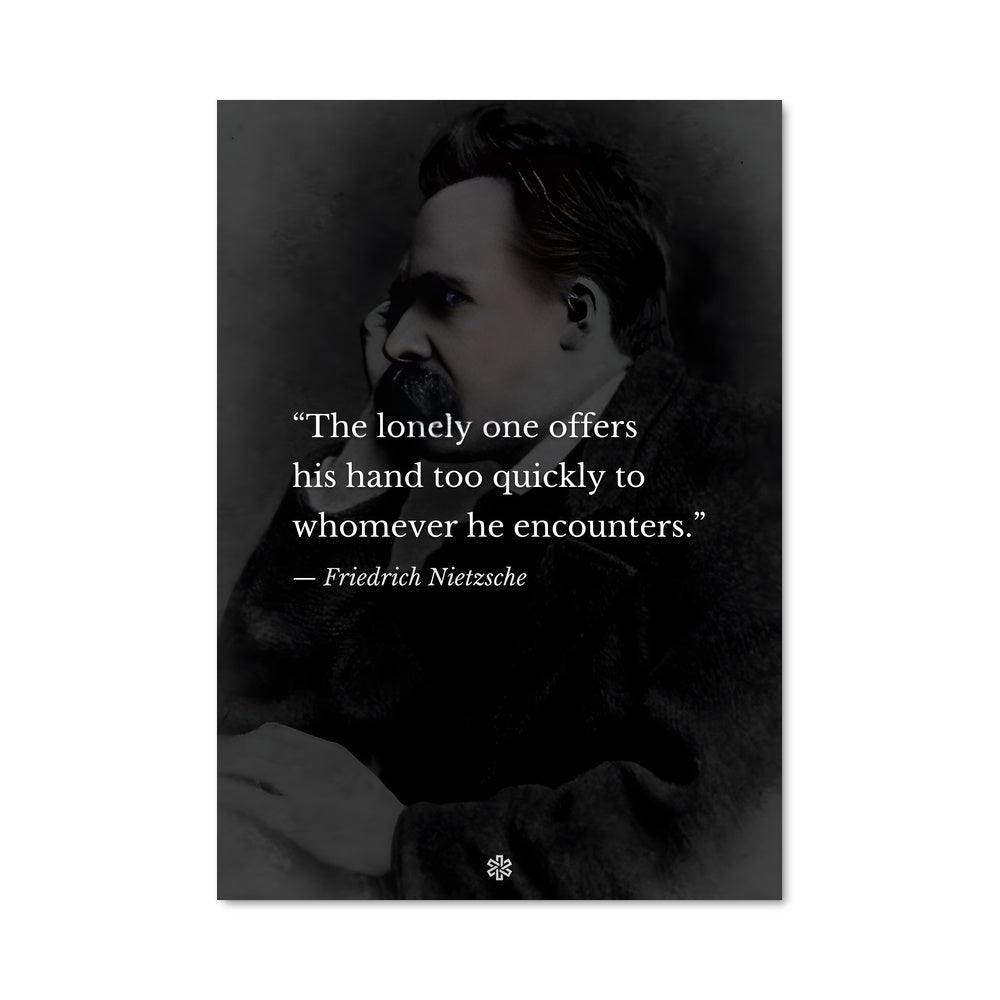 Poster Nietzsche en Réflexion