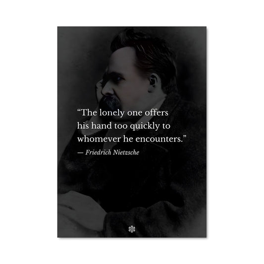 Poster Nietzsche en Réflexion