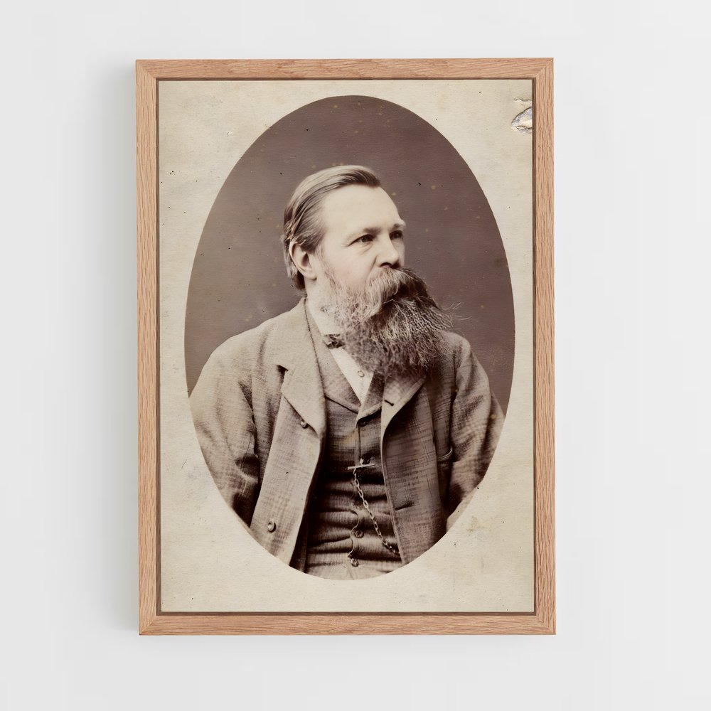 ap-friedrich engels-2 cadre Bois clair